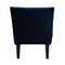 Baxton Studio Harmon Modern Navy Blue Velvet Fabric and Walnut Brown Finished Wood Accent Chair 186-11686-Zoro - alternate 7